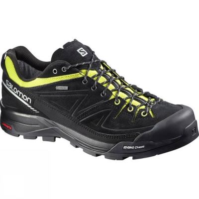 Zapatos Salomon X Alp LTR GTX Hombre - Negras / Verde - Chile RNU309256